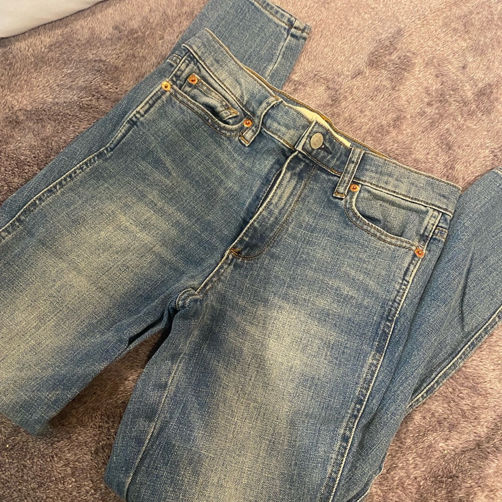 Gap true skinny high rise jeans 24r